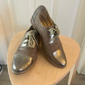 Seychelles Metallic Oxford Shoes 6.5 Women’s